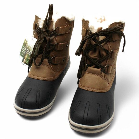 Pawz Women's Shoes Ginnie Almond Toe Ankle Cold Weather Boots - Picture 3 of 8